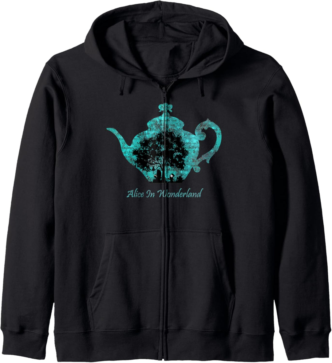 Alice In Wonderland Vintage Tea Time Kapuzenjacke