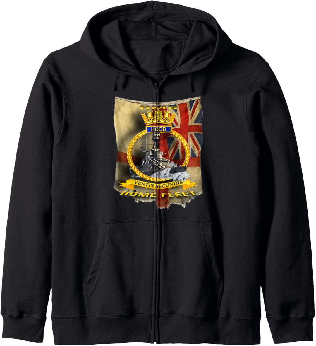 Schlachtkreuzer „HMS Hood“ Kapuzenjacke