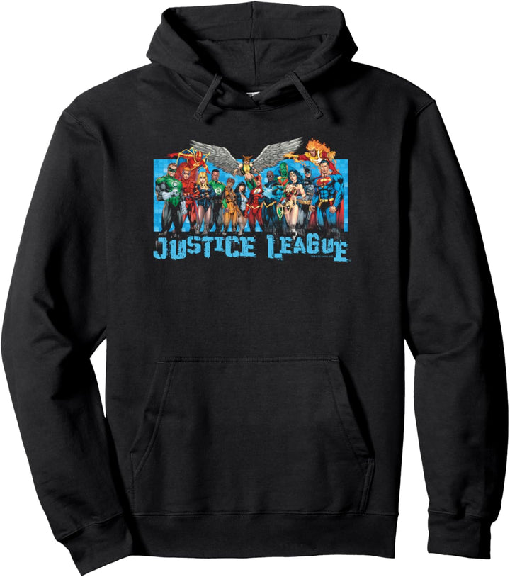 Justice League League Lineup Pullover Hoodie