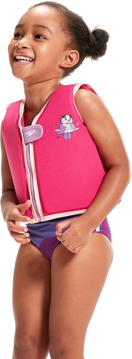 Speedo Kinder Character Printed Fv Swimsuit 2 Jahre Aria Miami-lila/Taro, 2 Jahre Rosa