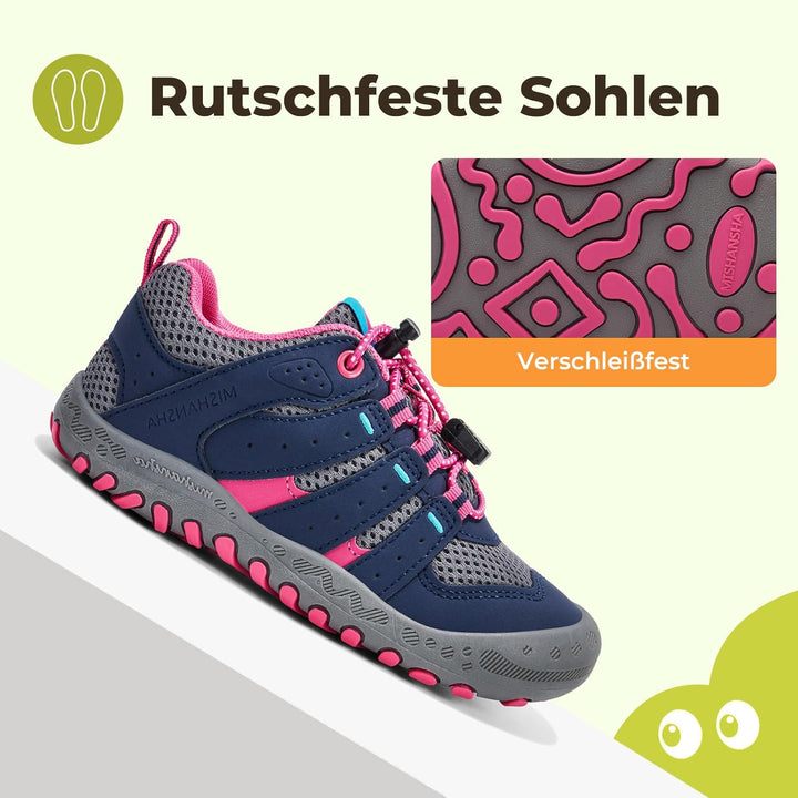 Mishansha Unisex-Kinder Turnschuhe Jungen Mädchen Trekkingschuhe rutschfest Wanderschuhe Outdoor Spo