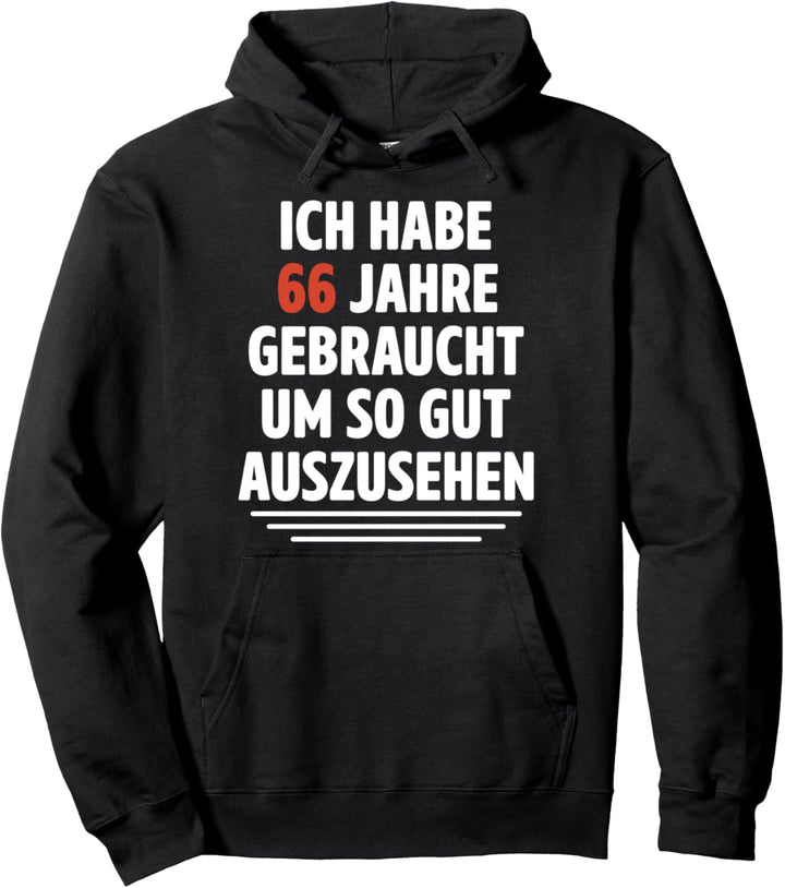 66 Geburtstag Geschenke Für Männer Frauen Geburtstagsdeko Pullover Hoodie
