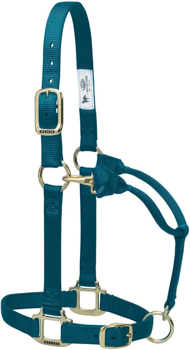 Weaver Leather Original verstellbares Nylonhalfter für Pferde S Horse himbeere, S Horse himbeere