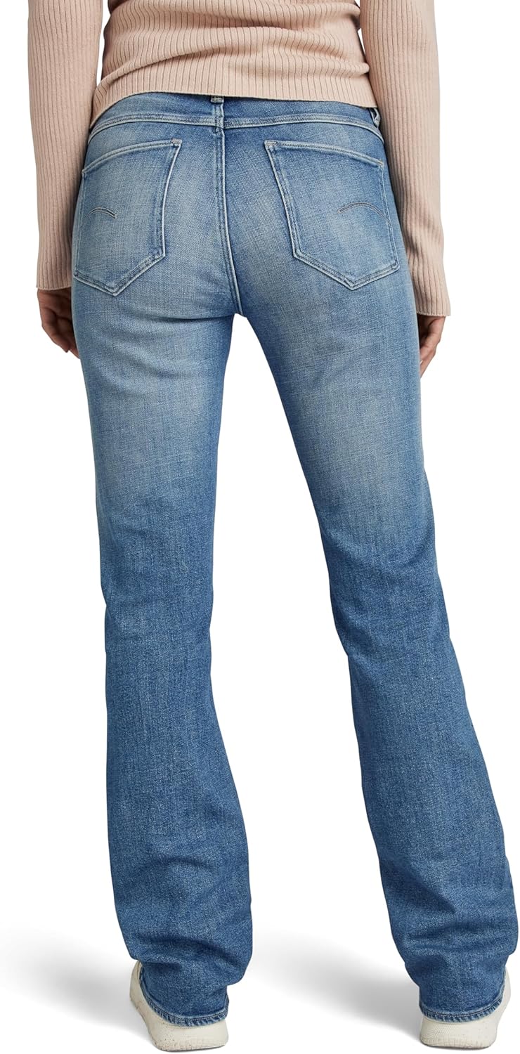 G-Star Damen Noxer Bootcut Jeans Blau (Antique Faded Lago Blue D21437-d441-g354) 24W / 28L, Blau (An