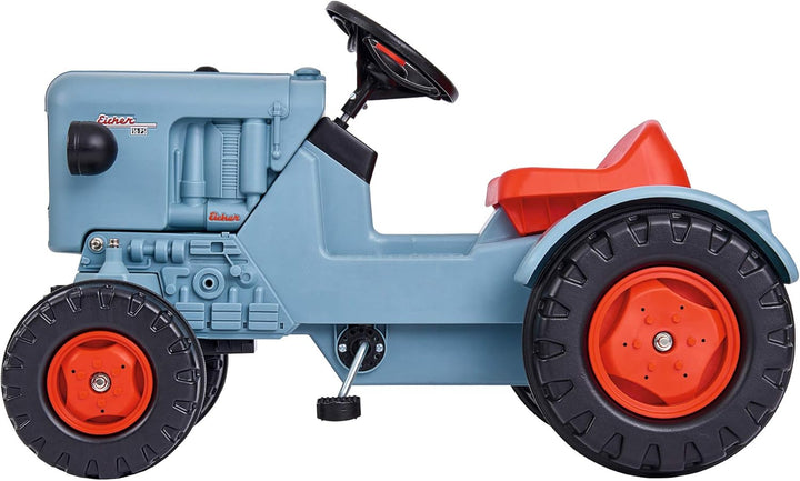 BIG - Traktor Eicher Diesel ED 16 - Trettraktor mit 3-Stufen Sitzverstellung, Kinderfahrzeug mit Prä