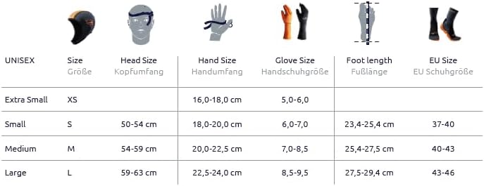 sailfish Neoprene Glove XS Orange, XS Orange