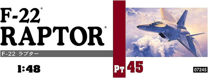 Hasegawa PT45 - F-22 Raptor, Weiss, Mittel