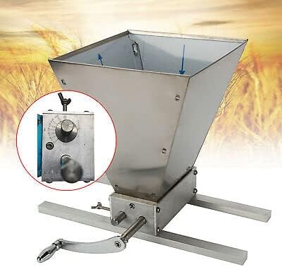 Verstellbare MalzmüHle Heimbrauer GetreidemüHle SchrotmüHle Crusher Brewers 30Kg Mahlansatz HandmüHl