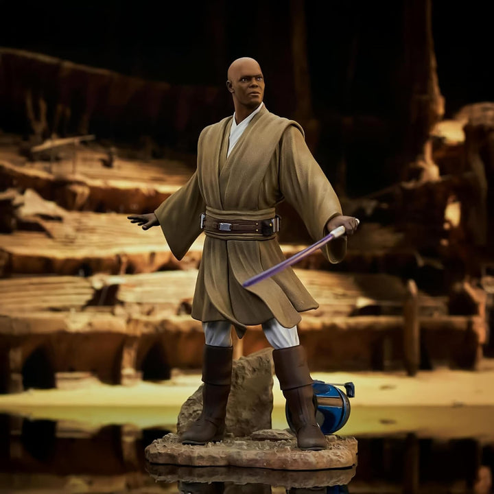 Diamond Select - Star Wars Premier Collection AOTC Mace Windu Statue