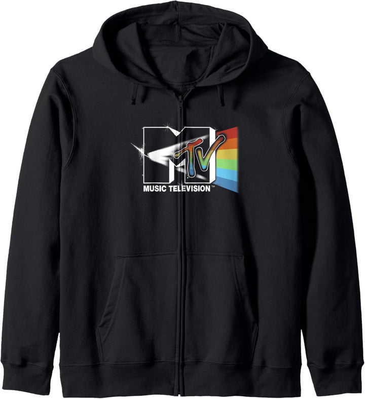 MTV Music Television Pink Floyd Style Logo Kapuzenjacke