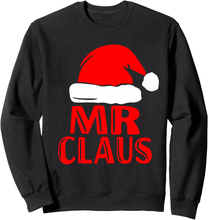 Mr und Mrs Claus Paar Weihnachtspullover Paare Weihnachten Sweatshirt
