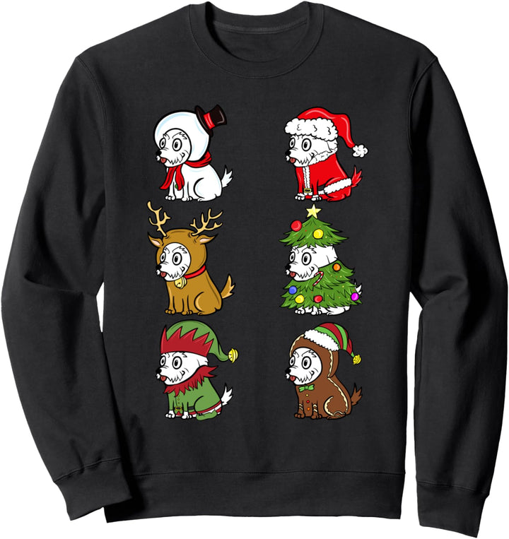 Westie Weihnachten Kostüme Weihnachten Hund Sweatshirt