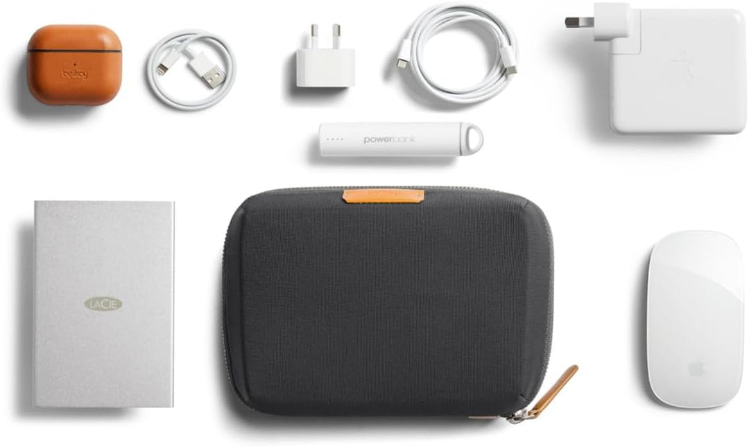 Bellroy Tech Kit Compact (Ladegerät, Kabel, Maus, Powerbank, USB-Tasten, Dongles) - Slate, Slate