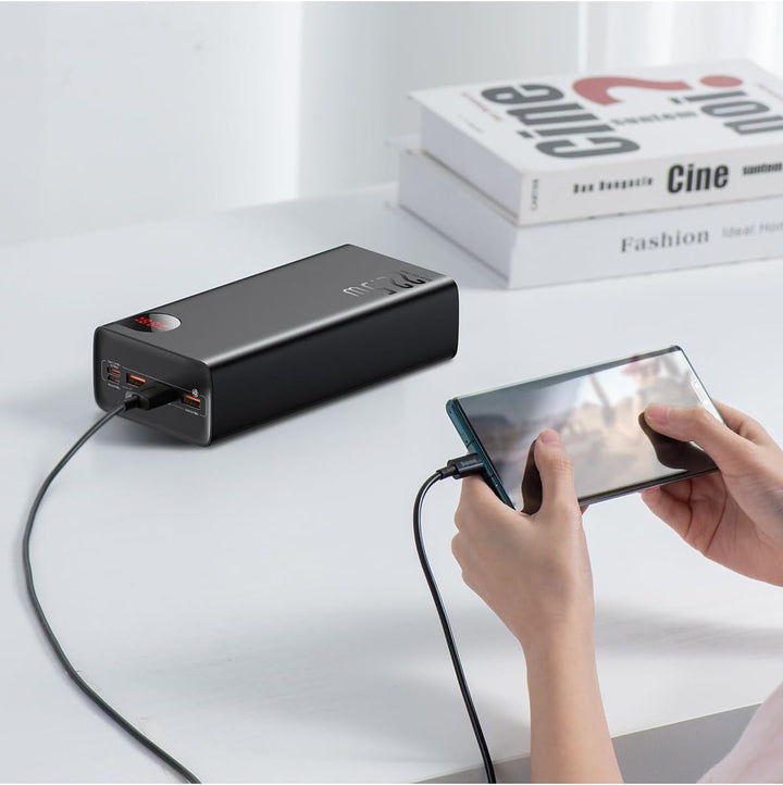 Fast Charge Power Bank Baseus Adaman, 40000mAh 22,5W (Black)