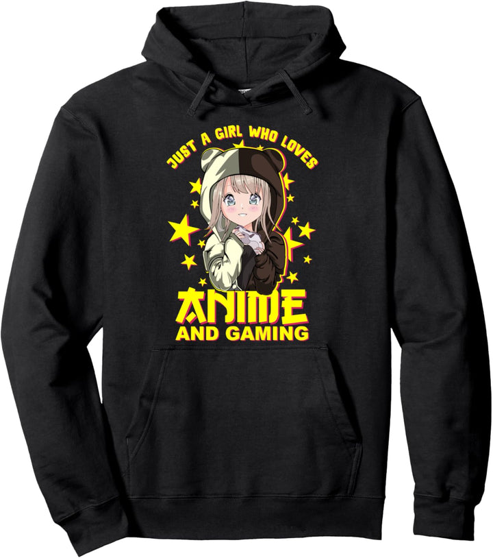 Kawaii Japanisches Anime Mädchen - Anime &amp; Gaming Girl Pullover Hoodie