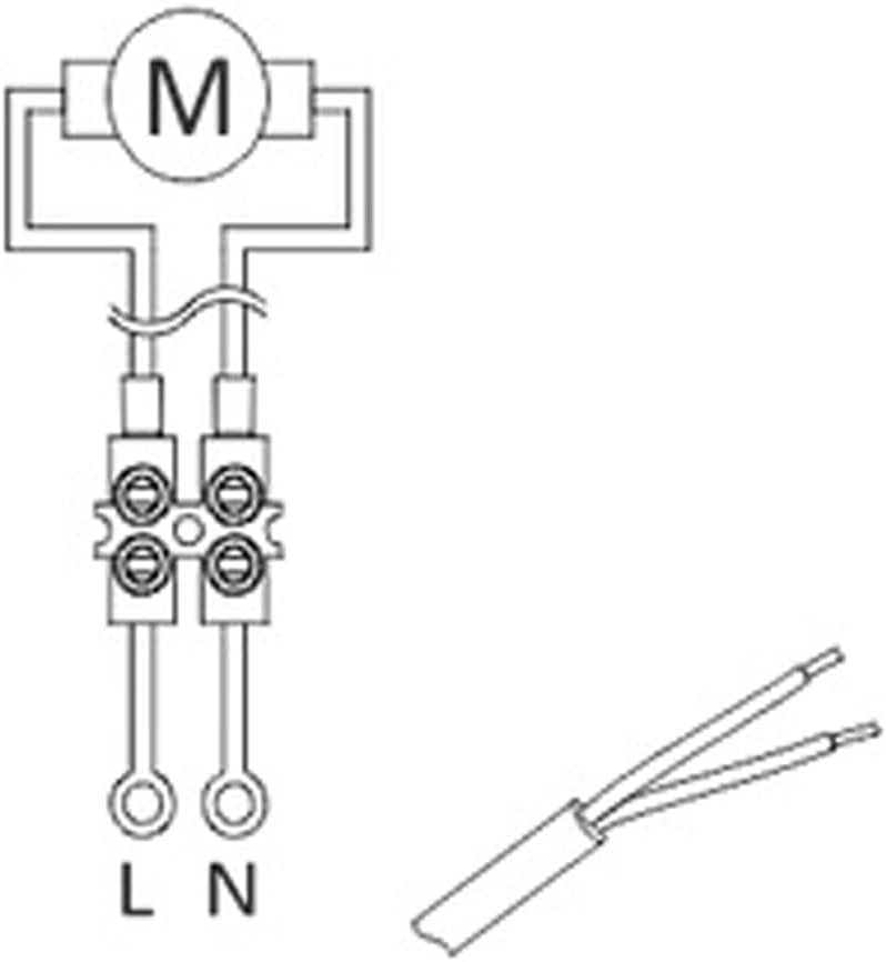 F.H. ANA Badlüfter Wandlüfter Ventilator Ø 100 mm - Standard - Weiss (Funktion: Standard, Durchmesse