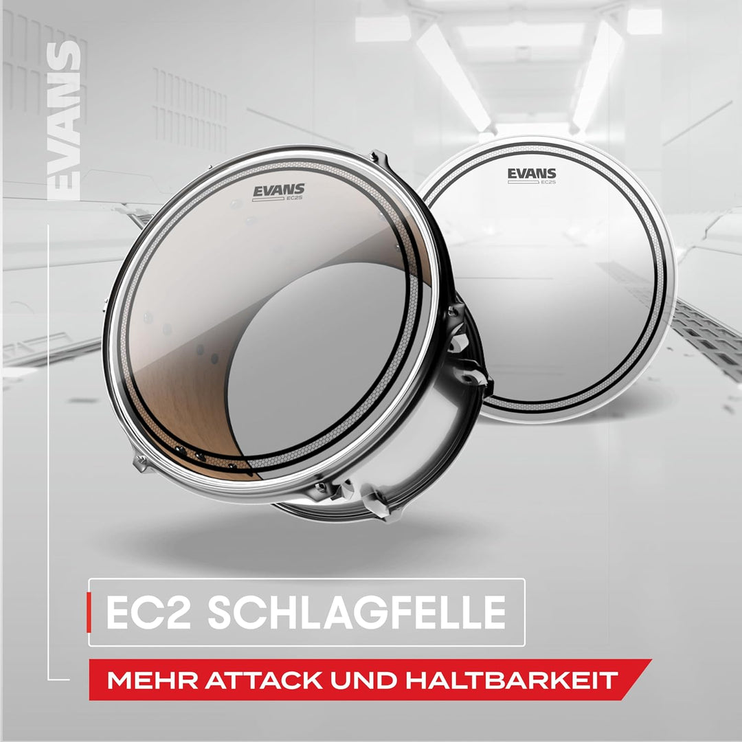 Evans TT08EC2S 23,3 cm (8 Zoll) Tomfell gedämpft, doppelschichtig EC2 SST 8 inch, 8 inch