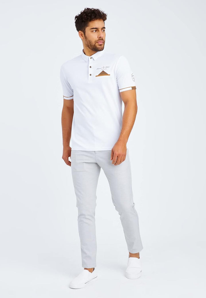 Leif Nelson Poloshirts Herren Sommer T-Shirt Polo Kragen Baumwolle-Anteil Basic Anthrazites Männer S