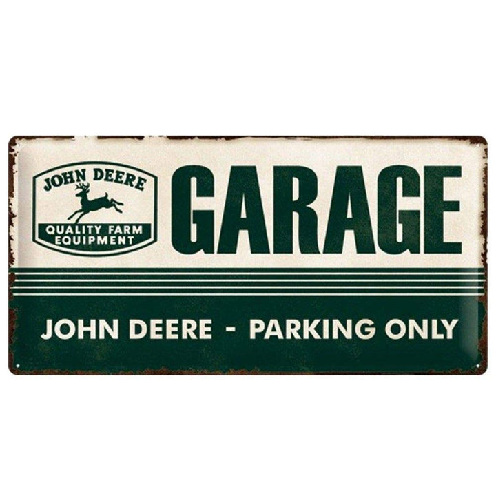 Nostalgic-Art Garage, Vintage Geschenk-Idee für John Deere und Traktor-Fans, zur Dekoration Retro Bl