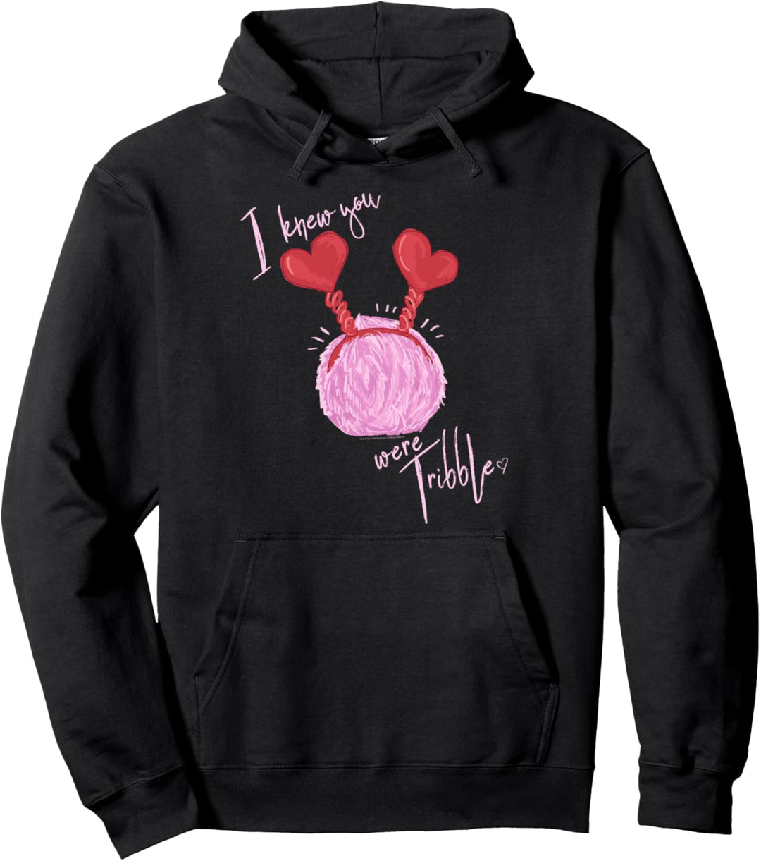 Star Trek The Original Series I Knew You Were Tribble Text Pullover Hoodie
