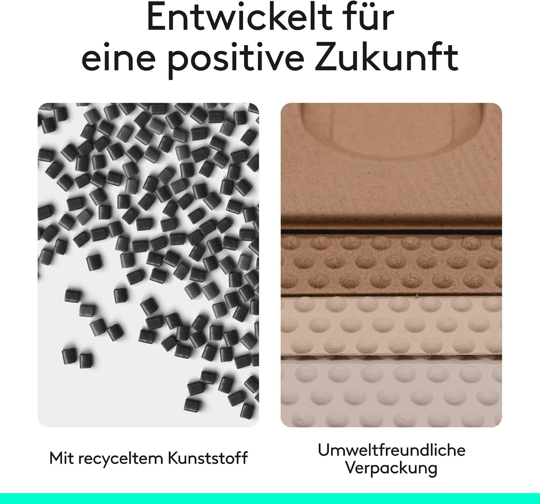 Logitech Lift Vertikale Ergonomische Maus, Kabellos, Bluetooth oder Logi Bolt USB-Empfänger, Leise K