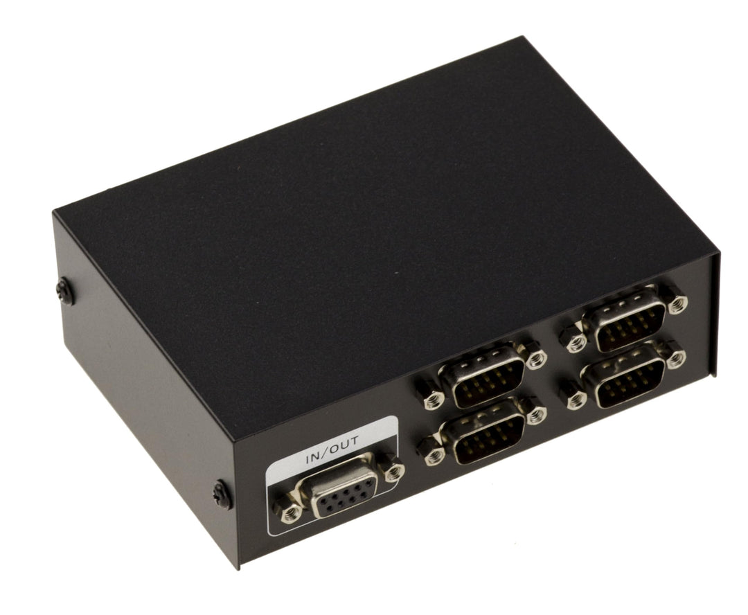 KALEA-INFORMATIQUE Serial Sharing Box RS232 4-Port RS-232 Switch. Umkehrbar 4 Eingänge auf 1 Ausgang