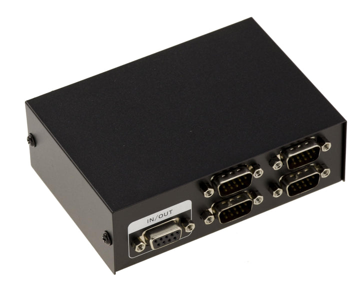KALEA-INFORMATIQUE Serial Sharing Box RS232 4-Port RS-232 Switch. Umkehrbar 4 Eingänge auf 1 Ausgang