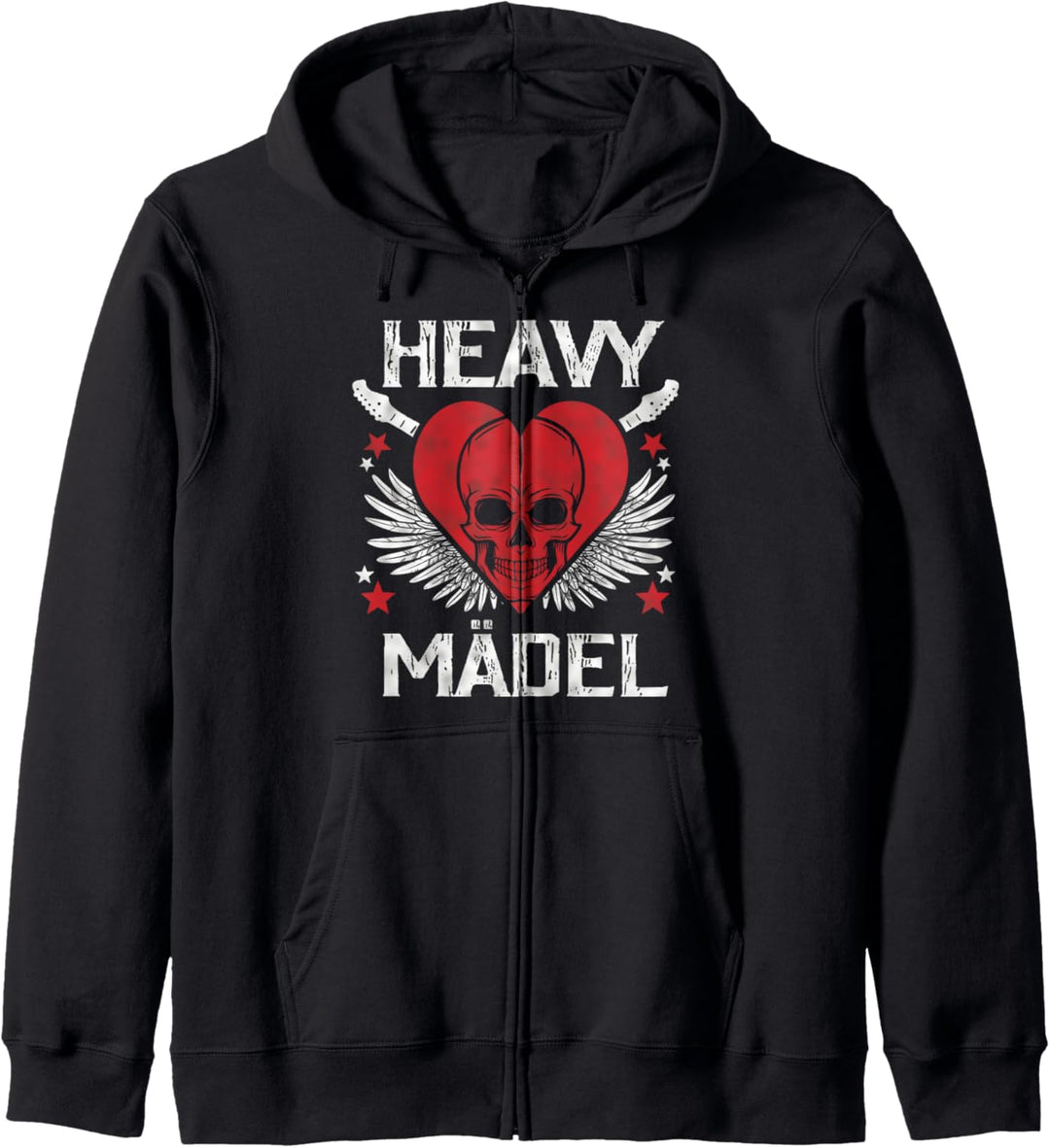 Rockerin Okkultismus Rockerbraut Heavy Mädel Gothic Geschenk Kapuzenjacke