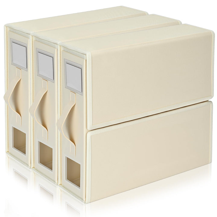 3 Stück Bettwäsche Organizer, Faltbarer Linen Bed Sheet Organiser Box, Bettwäsche Aufbewahrungbox Mi