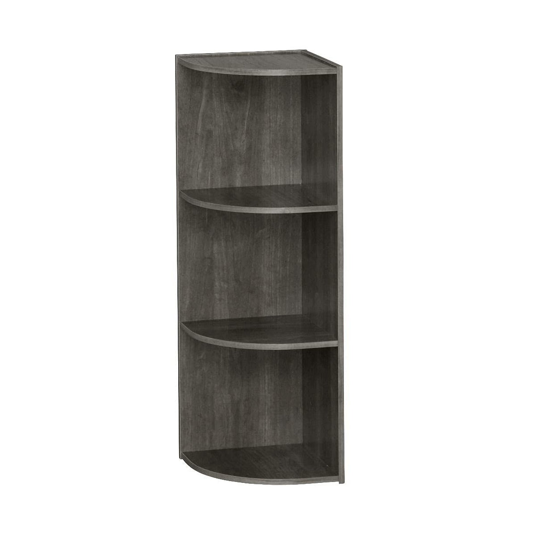 Iris Ohyama, Eckschrank, Bücherregal, 3 feste Regale, Design, Multifunktional, Büro, Eingang, Schlaf