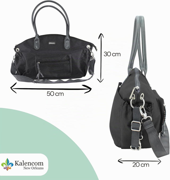 Kalencom Handtasche Umhängetasche stilvolle Baby Wickeltasche mit Wickelauflage, Aufbewahrungsbeutel