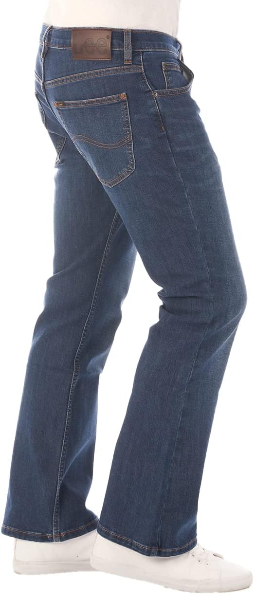 Lee Jeans Herren Stretch Bootcut Denver Jeanshose Hose Denim Blau 32 33 34 36 38 40 42 44 46 33W / 3