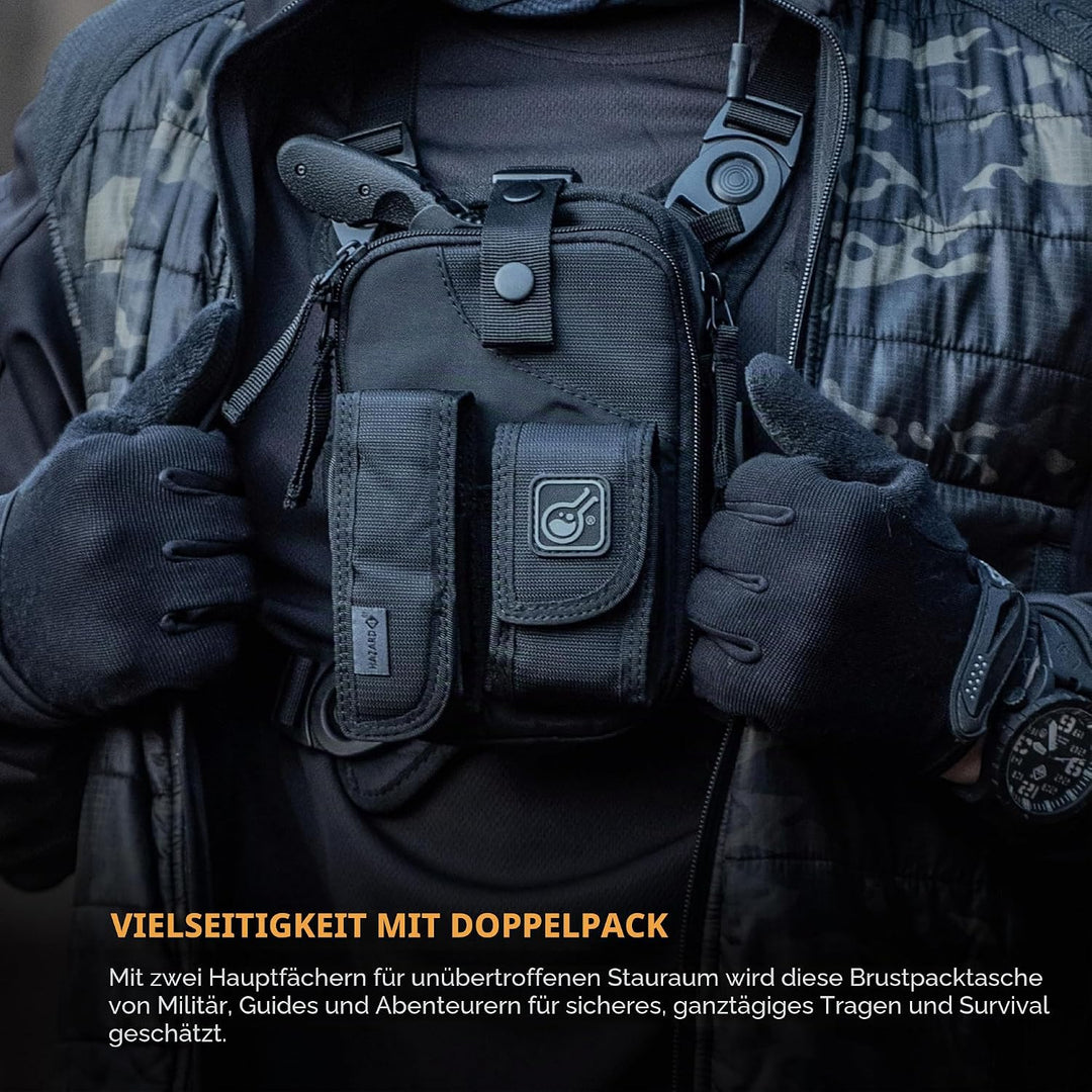 Hazard 4 (CVT-RG-LODR-BLK) Covert Loader RG(TM) Multi-Konfiguration Kleinpack-System, schwarz