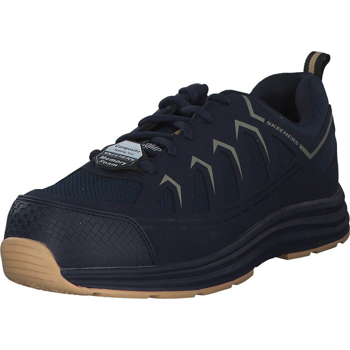 Skechers Herren Malad Ii ESD Composite Safety Toe BAU-Schuhe 41.5 EU Navy, 41.5 EU Navy