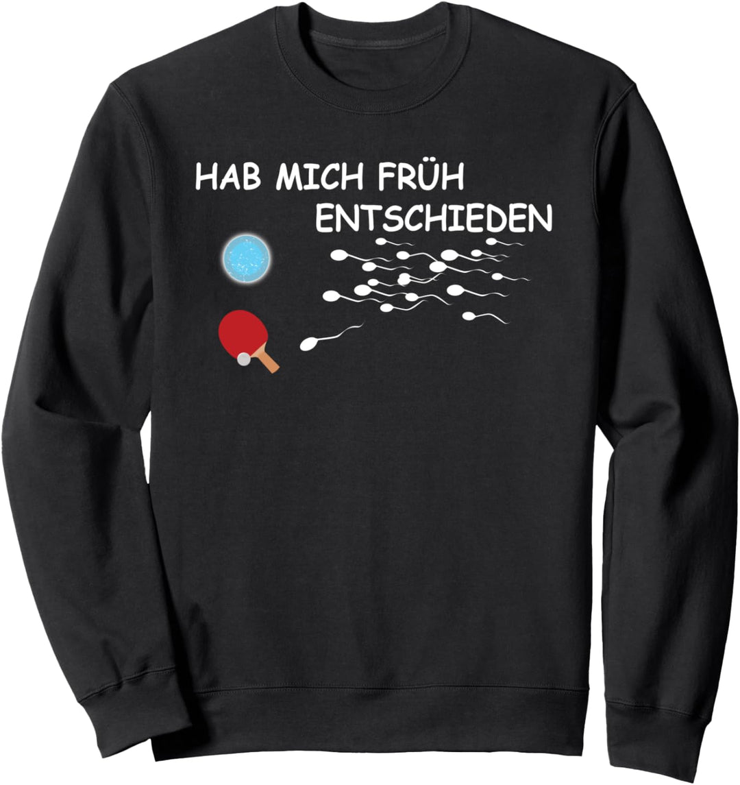 Tischtennis Zubehör Gadget für Ping Pong Set als Tischtennis Sweatshirt