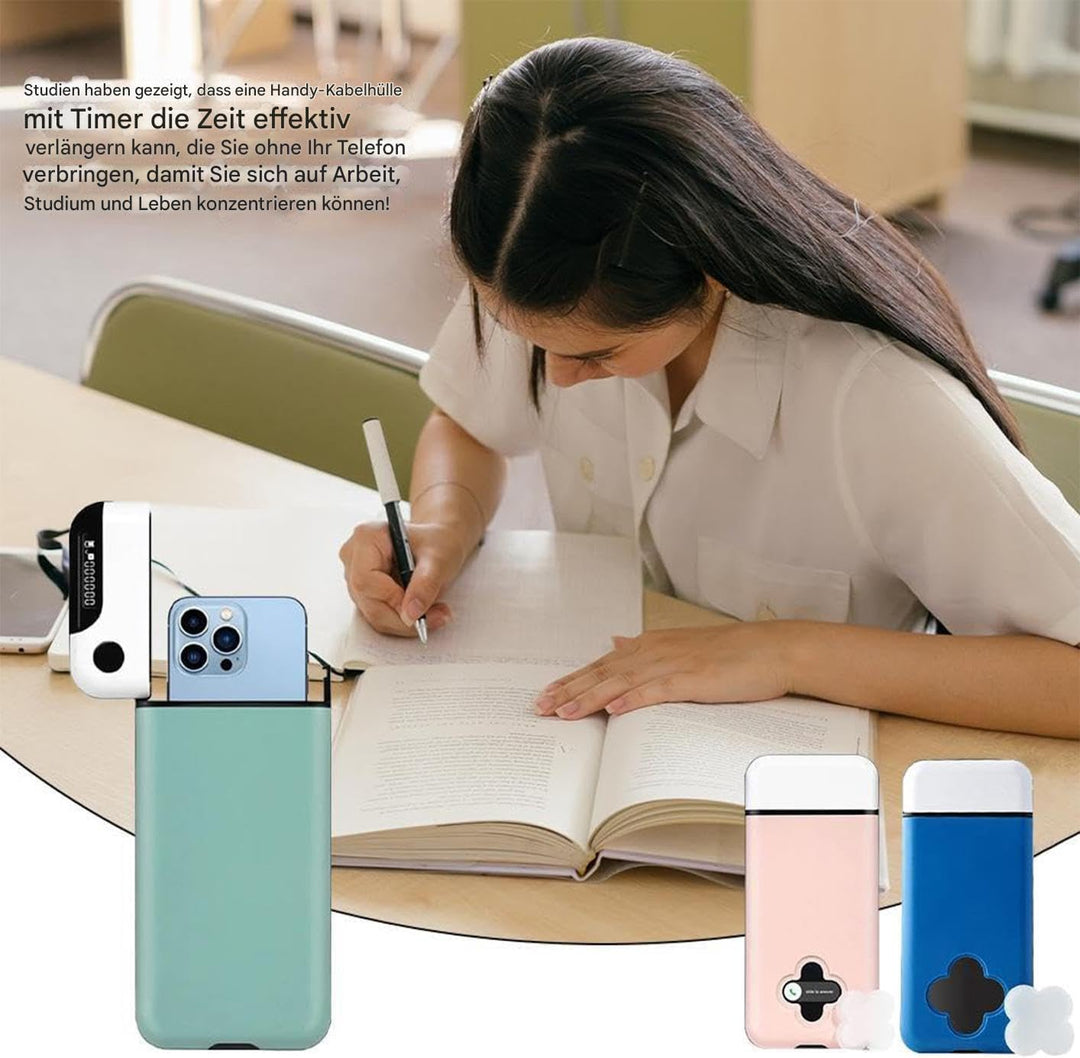 Time Lock Box, Phone Locked box with Timer, Habit Control Cell Phone Lock Box to Reduce Kid's & Stud