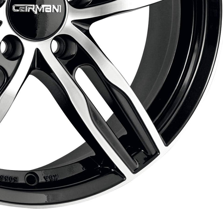 CARMANI 6,5x16 5-108 ET50 MT63,4 black polish Paul