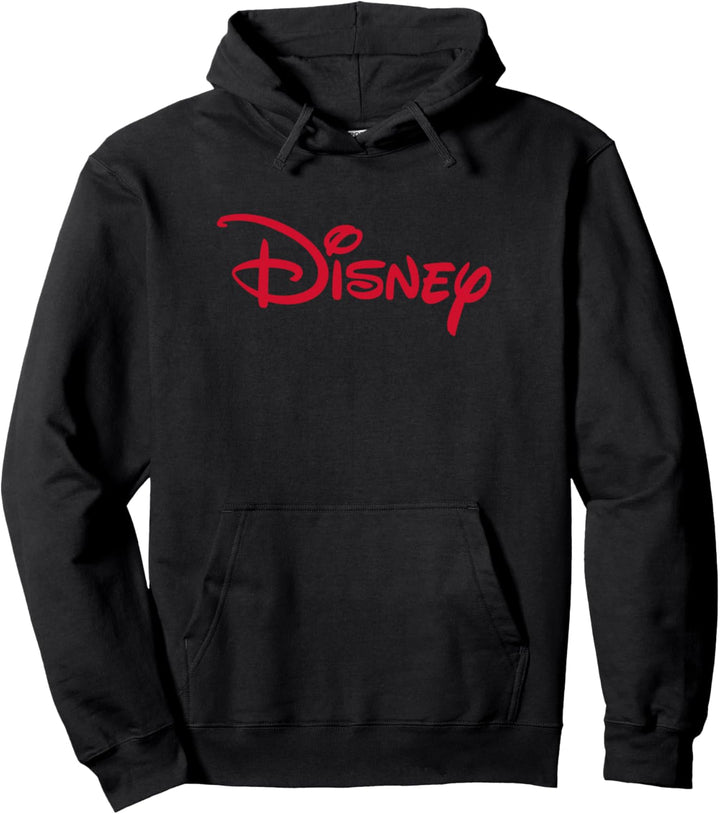 Disney Classic Logo Red Pullover Hoodie