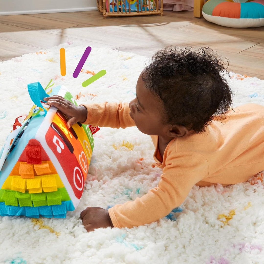 FISHER-PRICE Kick &amp; Play Soft Piano - Weiches und tragbares Pianospielzeug, mitwachsendes Design, bu