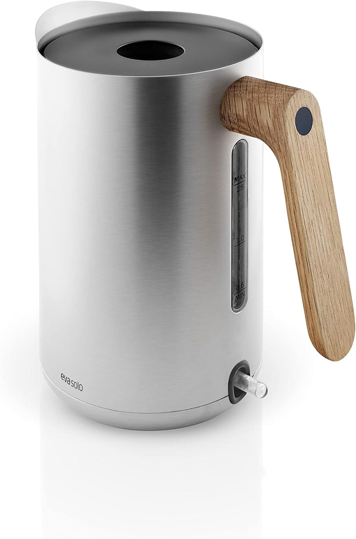 EVA SOLO | Wasserkocher 1,5l Nordic Kitchen | 100% tropffrei | 360 Grad drehbar | Pulverbesichtetem