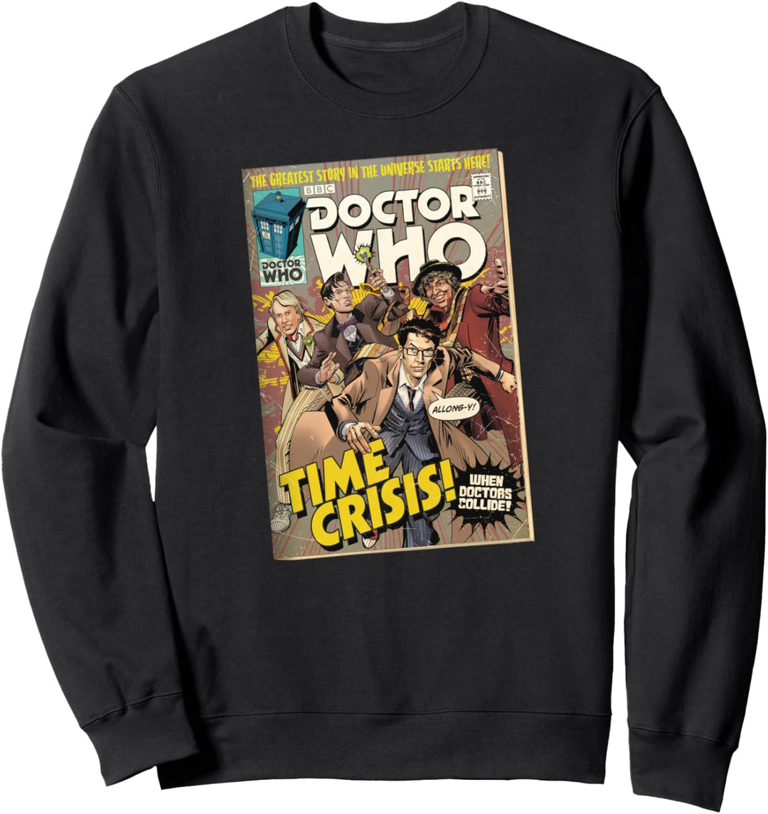 Doctor Who Comic Time Crisis Sweatshirt