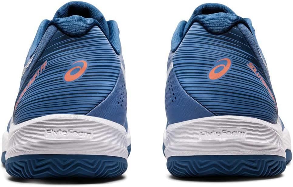 ASICS Herren Solution Swift Ff 2 ClaySneaker 45 EU Blau Harmony Weiss, 45 EU Blau Harmony Weiss