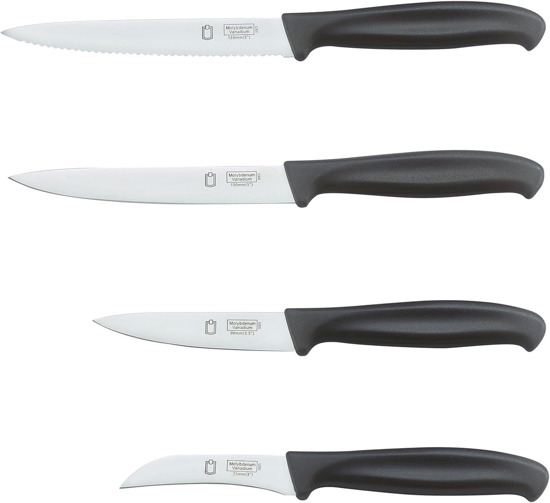 METRO Professional Universalmesser, 130mm, schwarzer Griff, 3 StŸck