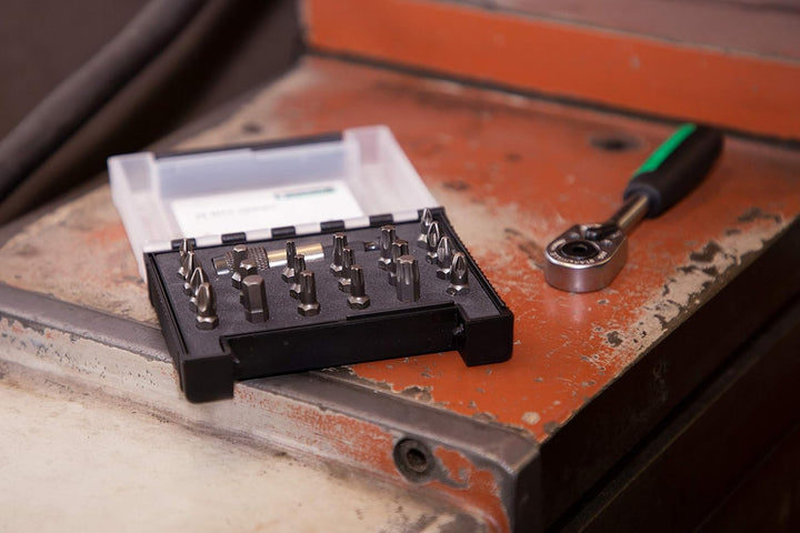 STAHLWILLE Bit Set 21-tlg. | Bitsatz mit 1/4" Bithalter magnetisch | TORX, Innensechskant und Kreuzs
