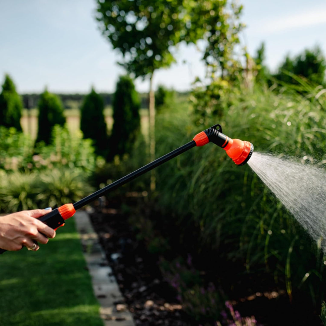 Giessstab 65cm mit 7 Funktionen Sprühbilder & QUICK STOP - Gartenbrause Zauberstab für Garten - Blum