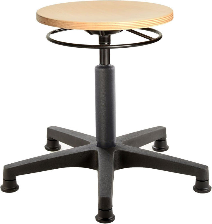 Prova Nova GmbH Werkstatt-, Stand- und Drehhocker 3536, abgedeckte Gasfedersäule, Sitzhöhe ca. 40-60