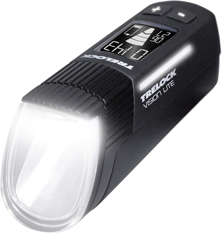 Trelock Unisex – Erwachsene Ls 660 Igo Vision Lite Beleuchtungsset, schwarz, Einheitsgrösse Single,