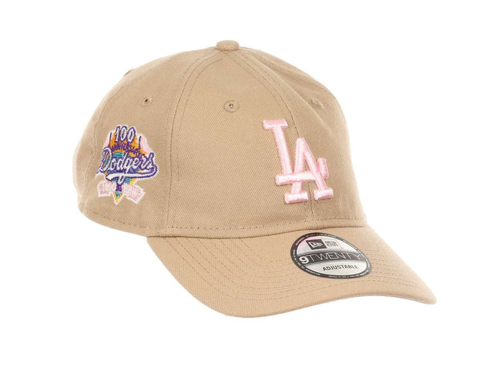 New Era 9Twenty Cap MLB Basecap Baseball Verstellbar Kappe 920-Dodgers-Camel
