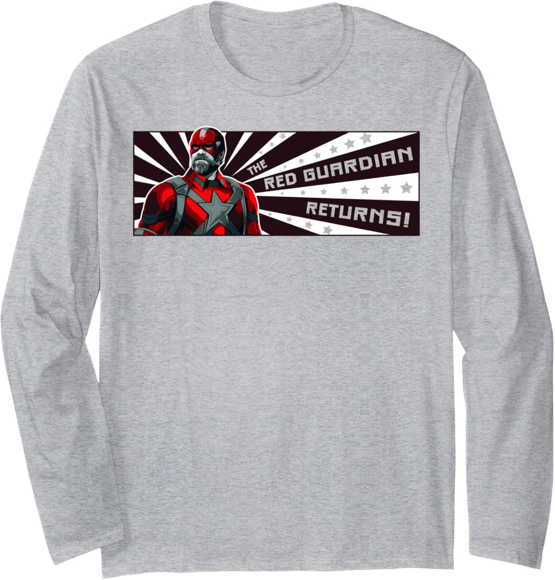 Marvel Black Widow The Red Guardian Returns Panel Langarmshirt