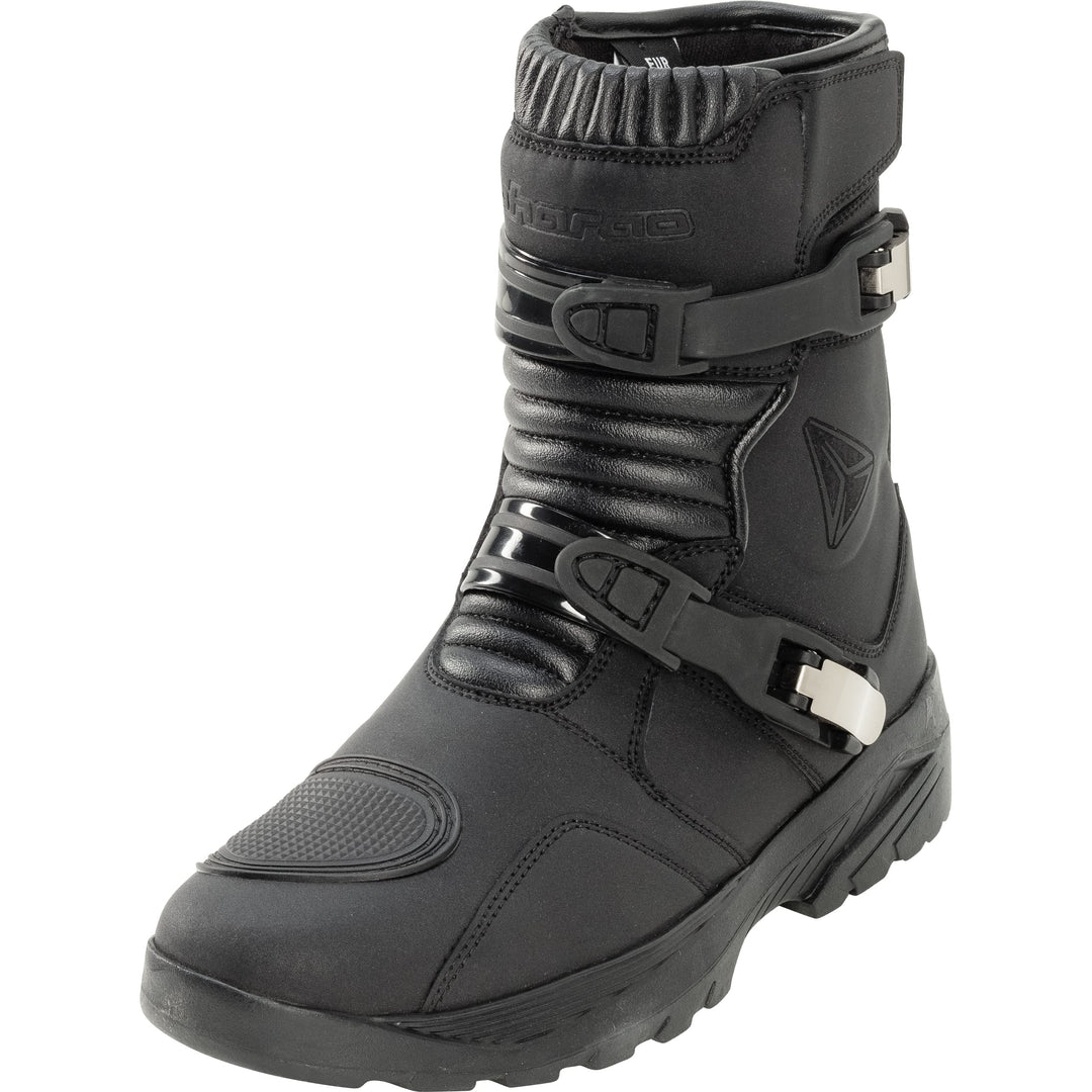 Robson WP Damen Motorradstiefel kurz schwarz 38